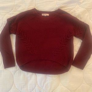 Burgundy sweater